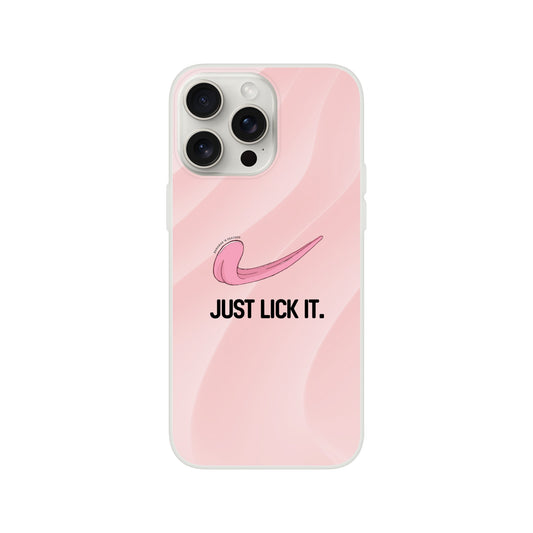 Just Lick It - Frosty transparent soft case - Bananas ´n Peaches