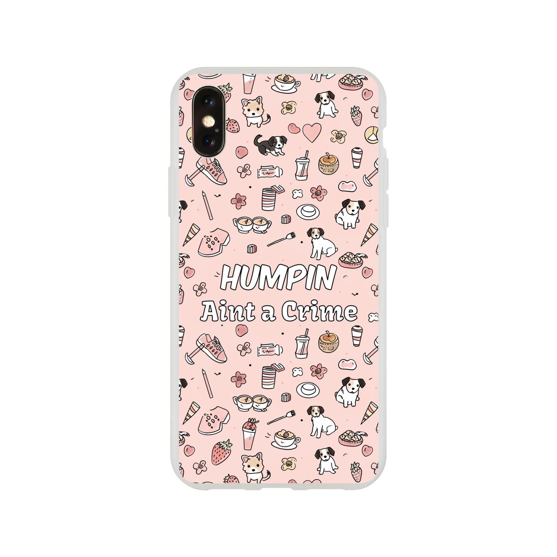 Humpin Aint a Crime - Frosty transparent soft case - Bananas ´n Peaches